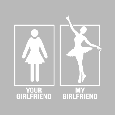 Motiv Meine Freundin ist eine Ballerina Balletttänzerin