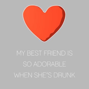 Motiv Meine beste Freundin ist so suess wenn sie