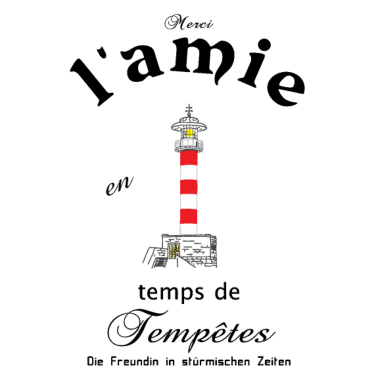 Motiv Freundin auf Französisch/ Deutsch