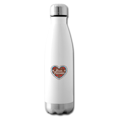 Geschenk Freundin Geburtstag Trinkflasche - Lebkuchenherz 