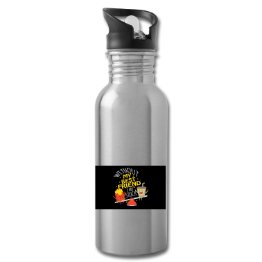 Geschenk Freundin Geburtstag Trinkflasche - Ohne meine beste Freundin bin ich aufgeschmissen