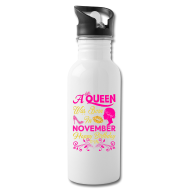 Geschenk Freundin Geburtstag Trinkflasche - Geburtstag November Freundin Frauen Party Shopping