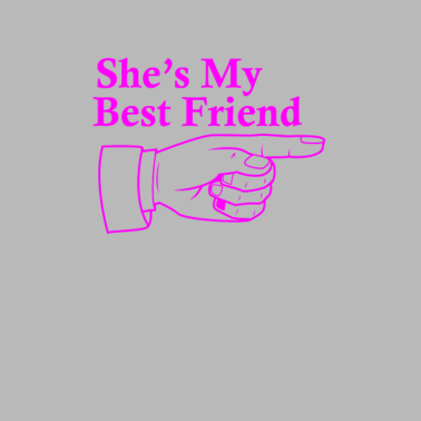 Motiv Sie ist meine beste Freundin