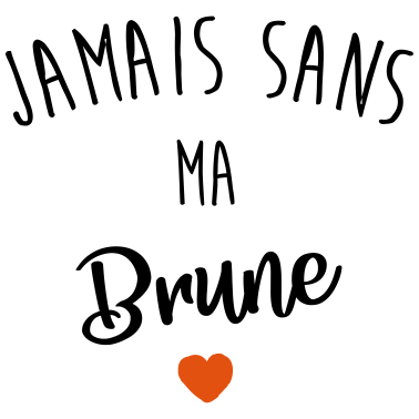 Motiv Niemals ohne meine Brünette