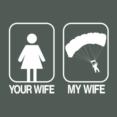 Motiv Gleitschirm Paragliding Geschenk für Ehemann