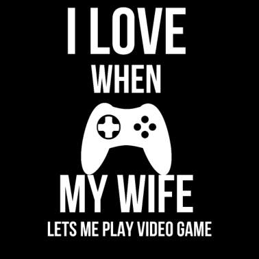 Motiv Ich liebe meine Frau lustiges Spielergeschenk für Ehemann