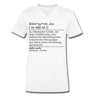 Geschenk für Ehemann T-Shirt - Rührgerät Definition für Ehemänner und Bäcker