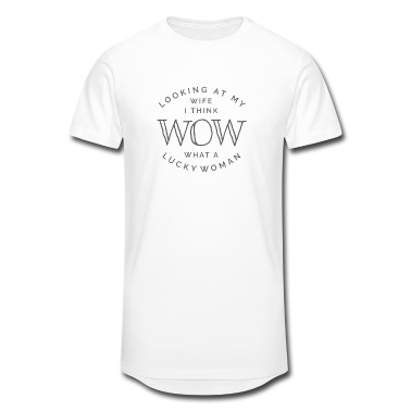 Geschenk für Ehemann T-Shirt - Frau Lucky Woman Geschenk für Ehemann Vater von