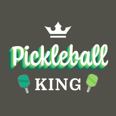 Motiv Pickleball King | Geschenk für Ehemann / Männer