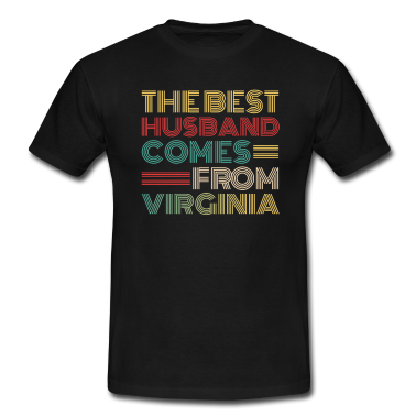 Geschenk für Ehemann T-Shirt - Der beste Ehemann kommt aus Virginia