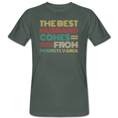 Geschenk für Ehemann T-Shirt - Der beste Ehemann kommt aus Pennsylvania