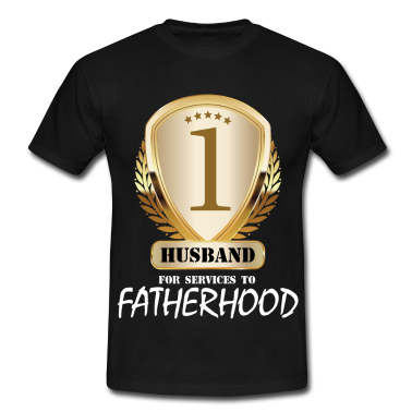 Geschenk für Ehemann T-Shirt - 1 Ehemann für Dienste an der Vaterschaft