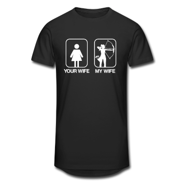 Geschenk für Ehemann T-Shirt - Bogenschiessen Frau - Geschenk für den Ehemann