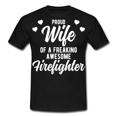 Geschenk für Ehemann T-Shirt - Lustiges Feuerwehr-Ehemann-Geschenk für