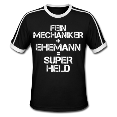 Geschenk für Ehemann T-Shirt - Feinmechaniker Ehemann Superheld Geschenk