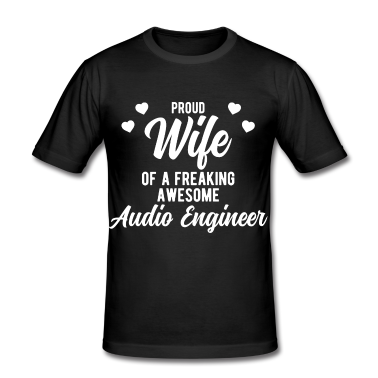 Geschenk für Ehemann T-Shirt - Lustiges Tontechniker-Ehemann-Geschenk für