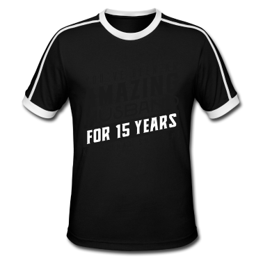 Geschenk für Ehemann T-Shirt - Sie sind seit 15 Jahren ein erstaunlicher Ehemann