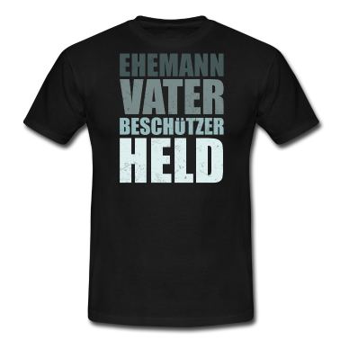 Geschenk für Ehemann T-Shirt - Vatertag Ehemann Held Tshirt
