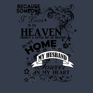 Motiv Ehemann Himmel für immer in meinem Herzen