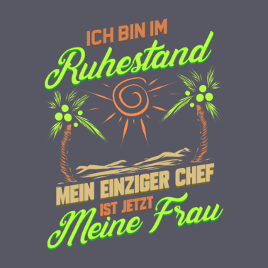 Motiv Rentner Geschenk für Ehemann Ruhestand Abschiedsfe