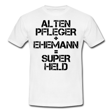 Geschenk für Ehemann T-Shirt - Altenpfleger Ehemann Superheld Geschenk