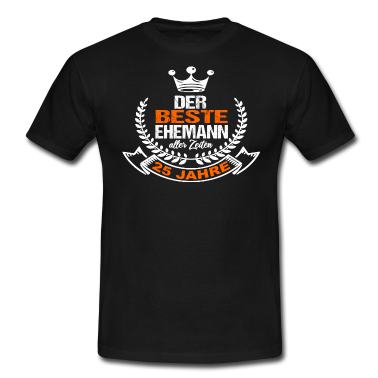 Geschenk für Ehemann T-Shirt - Silberhochzeit Ehemann Geschenk Geschenkidee