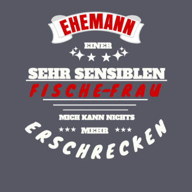 Motiv Ehemann von Fische Frau-Sternzeichen Fisch T-Shirt