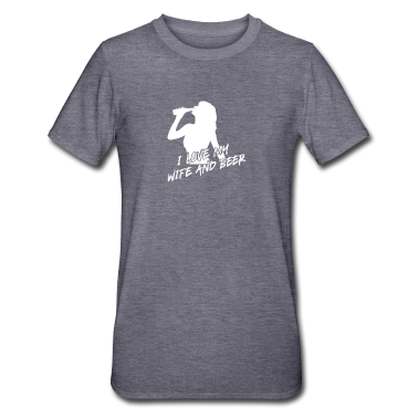 Geschenk für Ehemann T-Shirt - Liebe meine Frau und Bier Design für Ehemänner