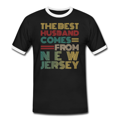 Geschenk für Ehemann T-Shirt - Der beste Ehemann kommt aus New Jersey