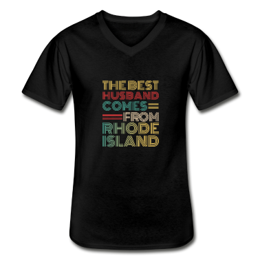 Geschenk für Ehemann T-Shirt - Der beste Ehemann kommt aus Rhode Island