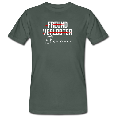 Geschenk für Ehemann T-Shirt - Freund Verlobter Ehemann Hochzeitstag Ehemänner
