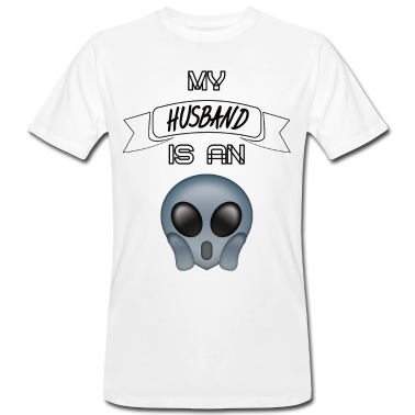 Geschenk für Ehemann T-Shirt - Ehemann das Alien Geschenk für Außerirdische