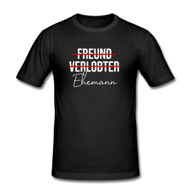 Geschenk für Ehemann T-Shirt - Freund Verlobter Ehemann Hochzeitstag Ehemänner