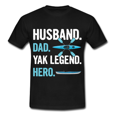 Geschenk für Ehemann T-Shirt - Kanusport Spruch für deinen Kajakfahrer Ehemann