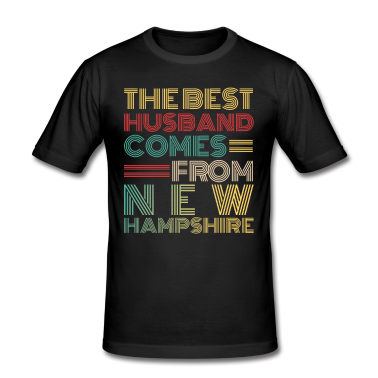 Geschenk für Ehemann T-Shirt - Der beste Ehemann kommt aus New Hampshire