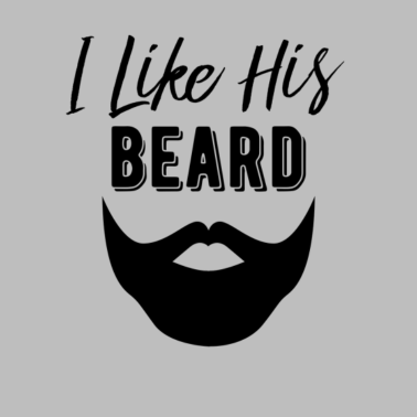 Motiv Ich mag seinen Bartentwurf, bärtiges Geschenk des Ehemanns