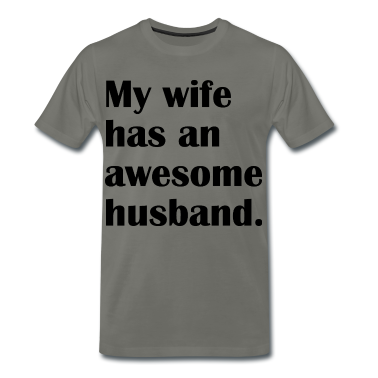 Geschenk für Ehemann T-Shirt - Meine Frau hat einen tollen Ehemann My wife