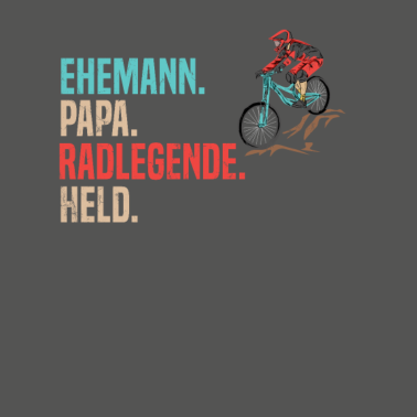 Motiv MTB Ehemann Design für einen Mountainbiker Papa