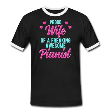 Geschenk für Ehemann T-Shirt - Lustiger Pianist Ehemann Phrase Geschenk für