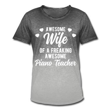 Geschenk für Ehemann T-Shirt - Lustiger Pianist Ehemann Phrase Geschenk für