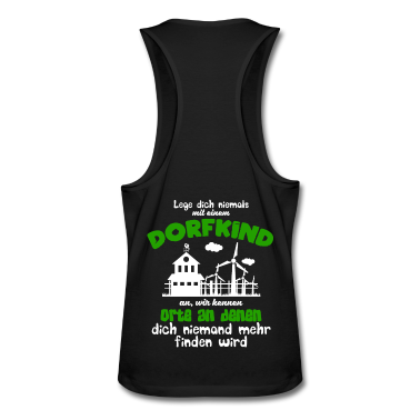 Geschenk für Ehemann Tank Top - Lege Dich Niemals mit einem Dorfkind an