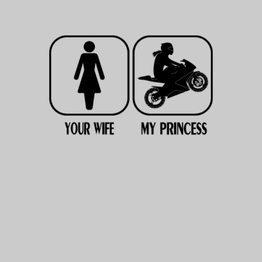 Motiv Biker Frau Design für Ehemann