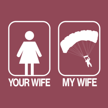 Motiv Gleitschirm Paragliding Geschenk für Ehemann