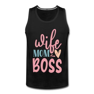Geschenk für Ehemann Tank Top - my boss call me mama sohn tochter kinder kind mami