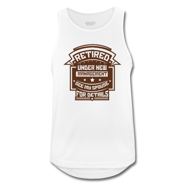 Geschenk für Ehemann Tank Top - Im Ruhestand - DAS Renten-Shirt für Ehemänner