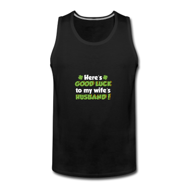 Geschenk für Ehemann Tank Top - Und jetzt viel Glück für den Ehemann meiner Frau!