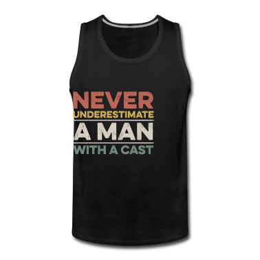 Geschenk für Ehemann Tank Top - Gipsbein Design für deinen Ehemann mit einem