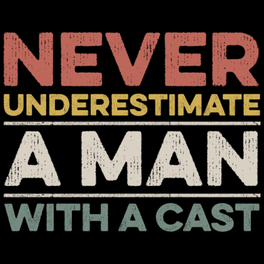 Motiv Gipsbein Design für deinen Ehemann mit einem