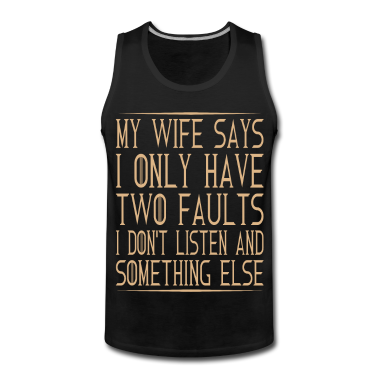 Geschenk für Ehemann Tank Top - Cooler Ehefrauen Witz Geschenk für Ehemänner