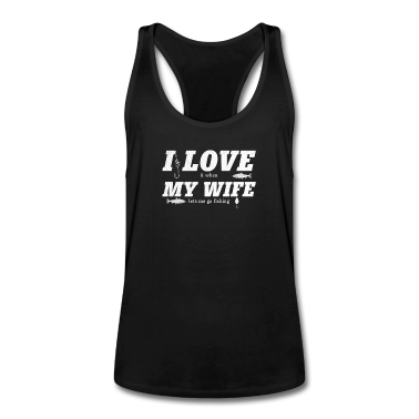 Geschenk für Ehemann Tank Top - Lustige Frau Geschenk für Angeln Liebhaber Ehemann Humor